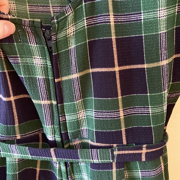 Mi ami plaid long sleeve romper - Picture 4 of 5